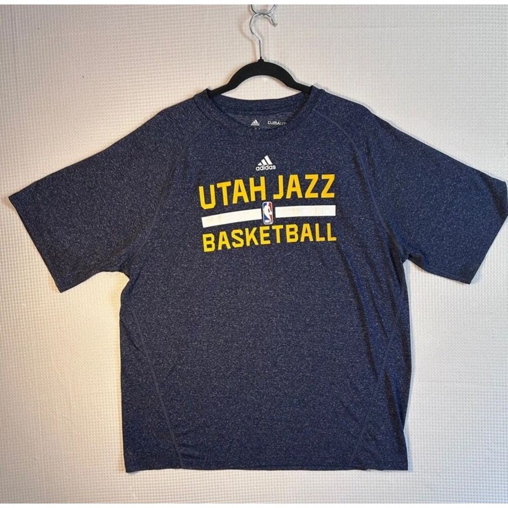 Utah Jazz Basketball Adidas Shirt-Large